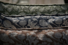 Load image into Gallery viewer, Cushion Cover Block Print - Cardo Sage Green