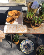 Load image into Gallery viewer, Tablecloth Block Print - Cardo Honey Yellow 165x270 cm