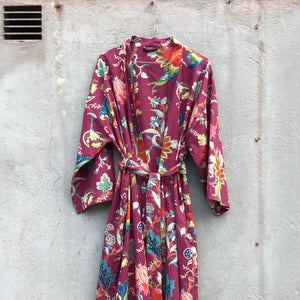 Kimono Floradora Indian Flower Purple