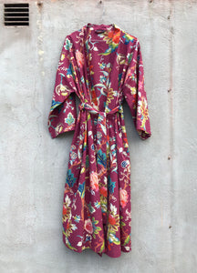 Kimono Floradora Indian Flower Purple
