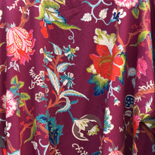 Load image into Gallery viewer, Kimono Floradora Indian Flower Purple