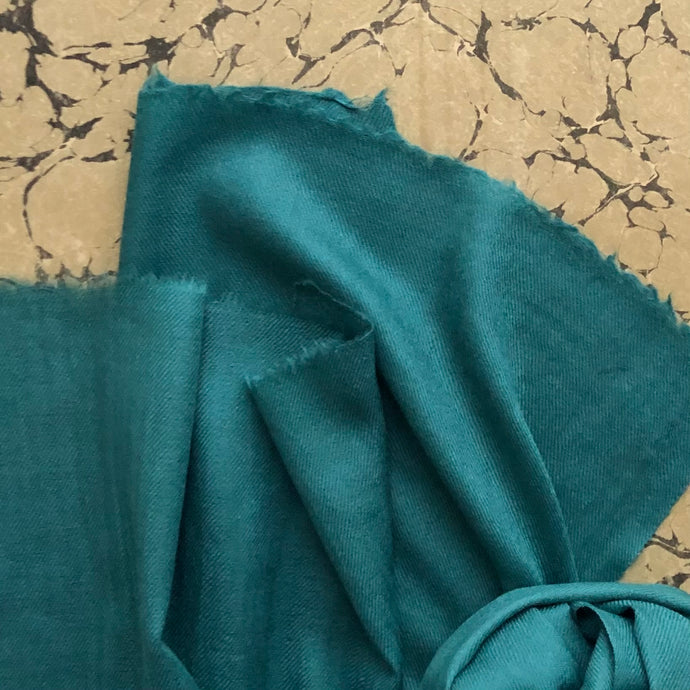 Muffler Scarf Colori Dusty Aqua Cashmere Wool 40x180 cm