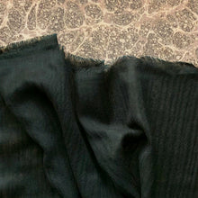 Load image into Gallery viewer, dark green kashmir wool scarf on grey marble paper background