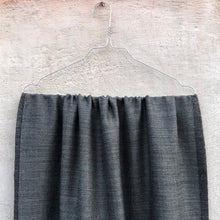 Load image into Gallery viewer, Scarf Two Tone Silky Cashmere Wool Grey Black