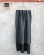 Load image into Gallery viewer, Scarf Two Tone Silky Cashmere Wool Grey Black