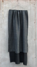 Load image into Gallery viewer, Scarf Two Tone Silky Cashmere Wool Grey Black