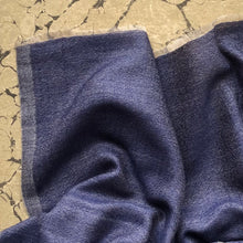 Load image into Gallery viewer, Two Tone Silky Wool Blue/Beige