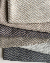 Load image into Gallery viewer, Scarf Chevron Cashmere Wool Ecru/Off White