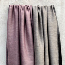 Load image into Gallery viewer, Scarf Two Tone Silky Cashmere Wool Heather Pink Black