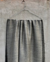 Load image into Gallery viewer, Scarf Two Tone Silky Cashmere Wool Silver Grey Black