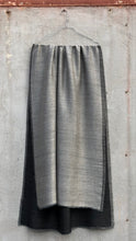 Load image into Gallery viewer, Scarf Two Tone Silky Cashmere Wool Silver Grey Black