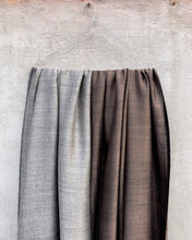 Load image into Gallery viewer, Scarf Two Tone Silky Cashmere Wool Silver Grey Black