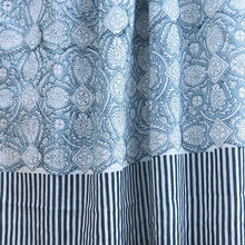 Load image into Gallery viewer, Scarf Medallion Blue Organic Cotton
