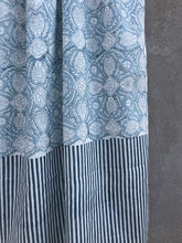 Load image into Gallery viewer, Scarf Medallion Blue Organic Cotton