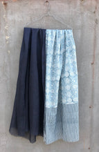 Load image into Gallery viewer, Scarf Medallion Blue Organic Cotton