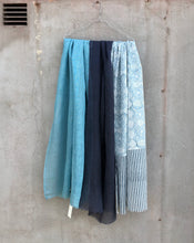 Load image into Gallery viewer, Scarf Medallion Blue Organic Cotton