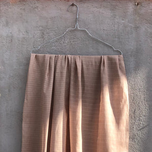 Shawl Shaker Check & Stripe Sand Beige - 1 pc only