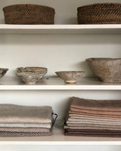 Load image into Gallery viewer, Scarf Chevron Cashmere Wool Ecru/Off White