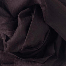 Load image into Gallery viewer, Close-up-of-chestnut-brown-pure-wool-scarf
