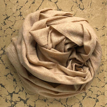 Load image into Gallery viewer, Shawl XL Soft Wool Camel Beige