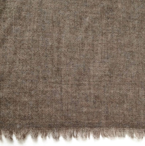 Shawl XL Soft Wool Nougat Brown