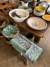 Load image into Gallery viewer, Tablecloth Block Print - Valbonne Ivy Green 165x270 cm