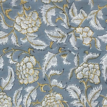 Load image into Gallery viewer, Tablecloth Block Print - Hawa Golden Grey 145x220 cm