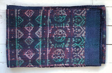 Load image into Gallery viewer, Vintage Kantha Throw – Dark Blue Indigo Block Print 120x210 cm