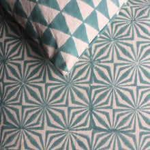 Load image into Gallery viewer, Cushion Cover Facet Aqua Organic Cotton