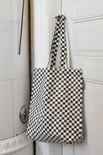 Load image into Gallery viewer, Tote Bag Organic Cotton Dots Black