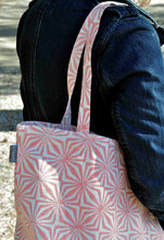 Load image into Gallery viewer, Tote Bag Organic Cotton Facet Rose