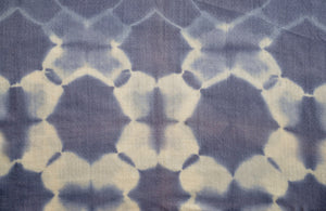 Scarf Aurora Tie-Dye Lavender Blue Wool