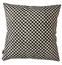 Load image into Gallery viewer, Cushion Cover Dots Black Organic Cotton