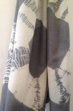 Load image into Gallery viewer, Tie Dye Fine Wool Scarf Grey
