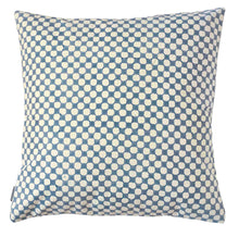 Load image into Gallery viewer, Cushion Cover Dots Blue Organic Cotton
