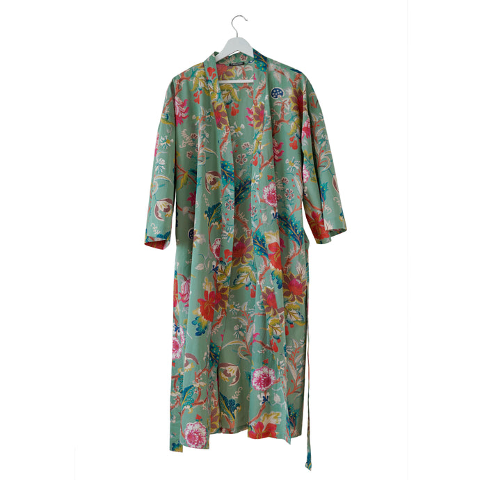 Kimono Floradora Indian Flower Jade - back in stock end of March