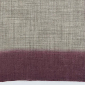 Scarf Dip Dye Border Linen/Dusty Pink