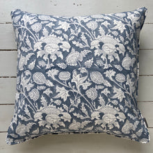 Load image into Gallery viewer, Cushion Cover Block Print - Cardo China Blue