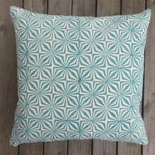Load image into Gallery viewer, Cushion Cover Facet Aqua Organic Cotton