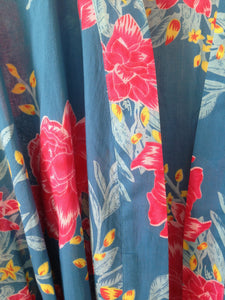Kimono Floradora Peony Blue