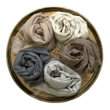 Load image into Gallery viewer, Scarf Soft Wool Nougat Brown